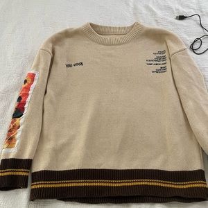 Van Gogh Sunflower knit Sweater
